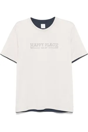 ELEVENTY Text-print T-shirt