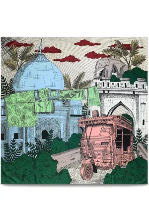 Bimba y Lola Graphic-print scarf