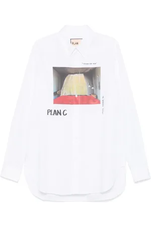 Plan C Tenda Che Vola-print shirt