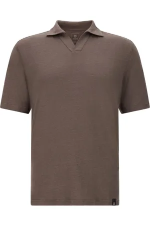Boggi Milano M??lange-effect polo shirt
