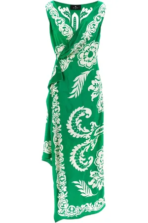 Etro Floral-print midi dress