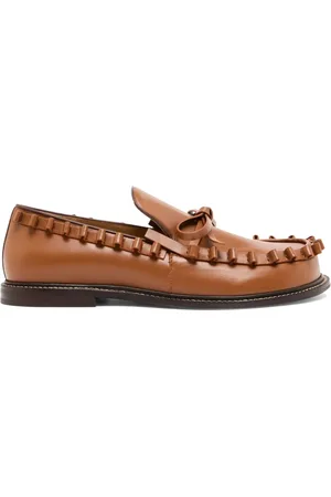 J.W.Anderson Ruffled leather loafers