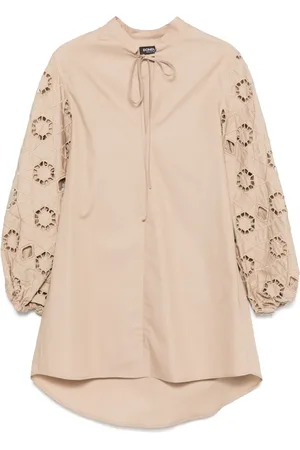 Dondup Embroidered-motif shirt dress