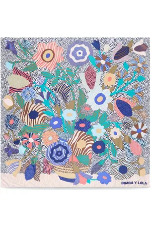 Bimba y Lola Floral-print scarf
