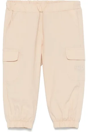Fendi Logo-embroidered trousers