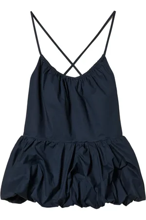 Twin-Set Poplin flounce top