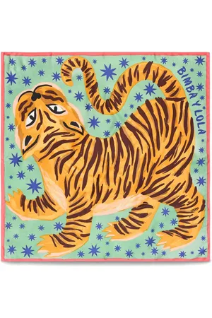 Bimba y Lola Tiger-motif scarf