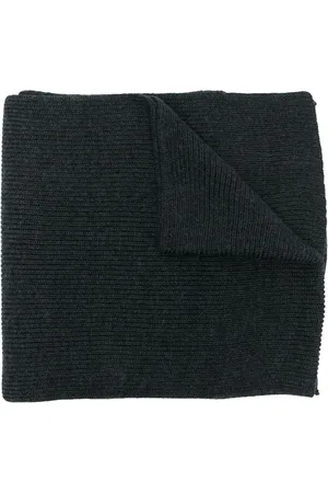 Ralph Lauren Embroidered-logo ribbed scarf