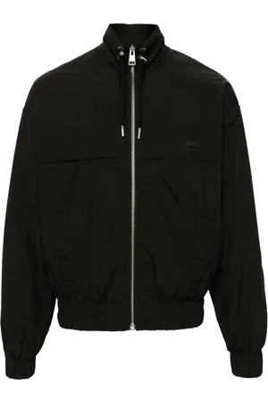 Ami Logo-print zip-up windbreaker