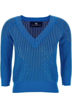 ERMANNO SCERVINO Rhinestone-embellished jumper