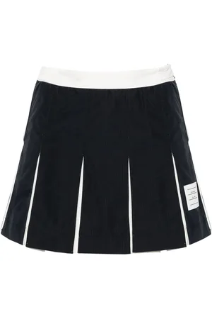 Thom Browne Pleated ripstop miniskirt