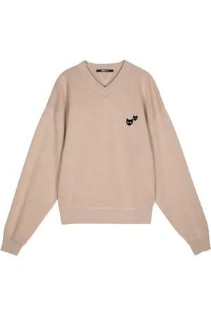 SONGZIO Twin Panther knitted jumper