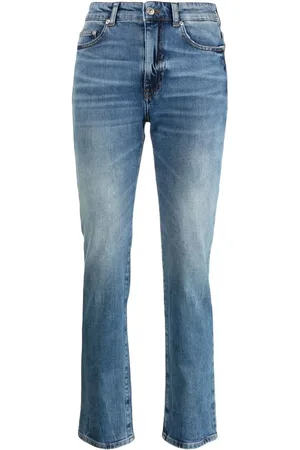 Chiara Ferragni Logo-patch straight-leg jeans