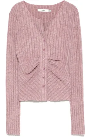 B+AB Gathered-detail cardigan