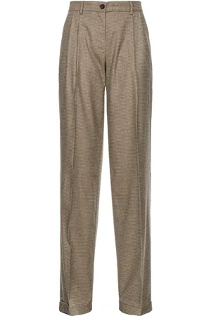 Pinko Vasetto flannel wide-leg trousers