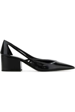 Prada 55mm debossed-logo pumps