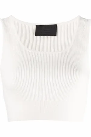 Philipp Plein Signature wool cropped top