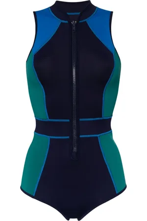 Duskii Tank Spring colour-block swimsuit