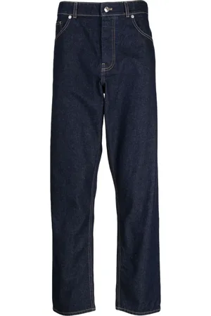 Maison Kitsuné Straight-leg cotton jeans