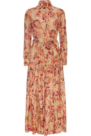 La DoubleJ Bellini floral-print shirt dress