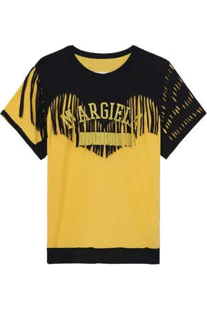 Maison Margiela D??cortiqu?? fringed T-shirt