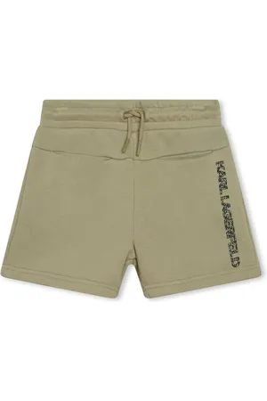 Karl Lagerfeld Logo-print cotton-blend shorts
