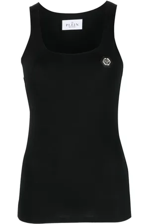 Philipp Plein Logo-patch tank top