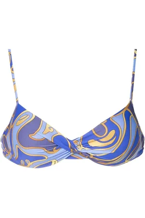 Lygia & Nanny Cassis abstract-print bikini top