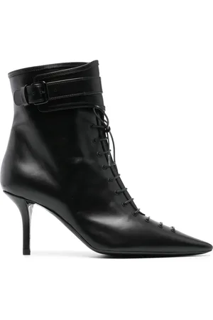 Serafini 100mm leather ankle boots