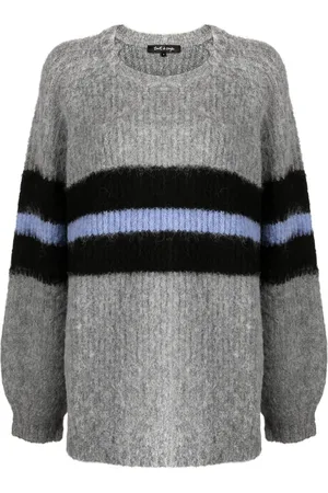 tout a coup Brushed-effect striped jumper