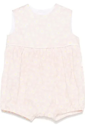 Il gufo Floral-print body