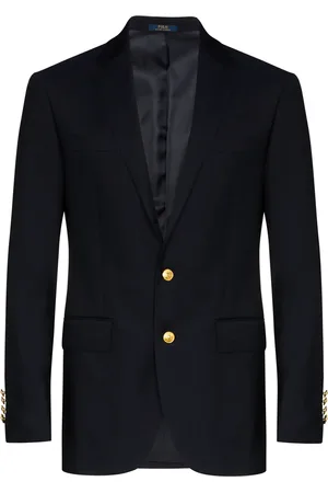 Ralph Lauren Single-breasted twill blazer