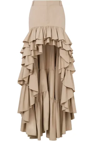Moschino Ruffled maxi skirt