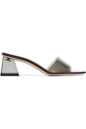 Gianvito Rossi Cosmic 55mm transparent mules
