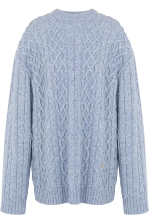 Moschino Cable knit virgin wool jumper