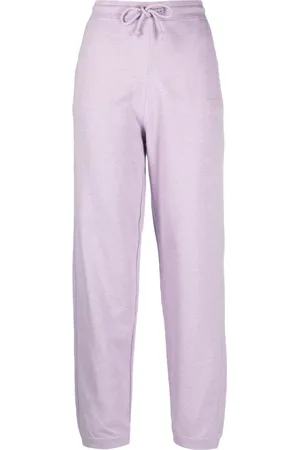Ganni Tapered organic cotton track pants