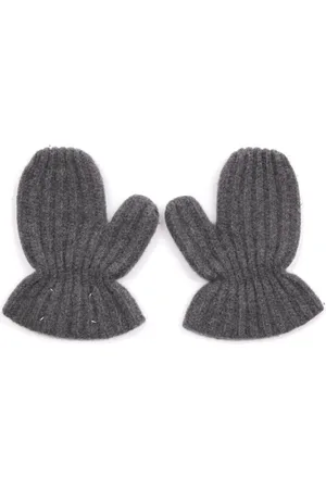 Maison Margiela Ribbed-knit gloves