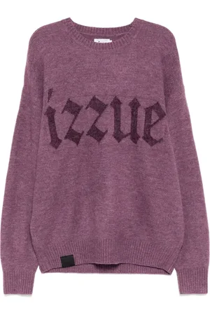 Izzue Logo-jacquard jumper