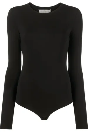 Maison Margiela Round-neck long-sleeve bodysuit