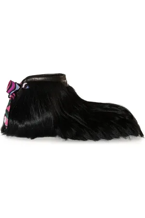 Puccini Doggy goat-hair ankle boots