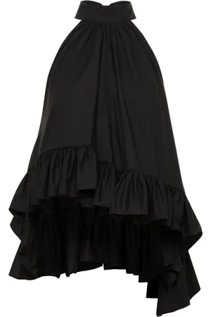 Azeeza Plath ruffled poplin top