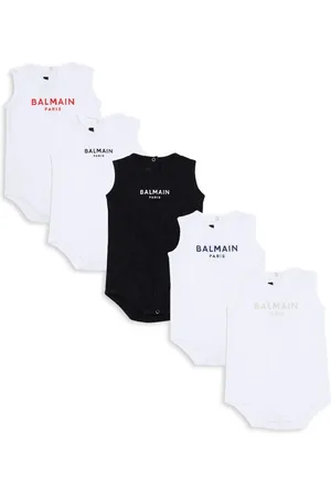 Balmain Logo-print cotton bodies (pack of five)