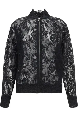 ERMANNO SCERVINO Floral-lace bomber jacket