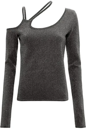 J.W.Anderson Cut-out metallic asymmetric top