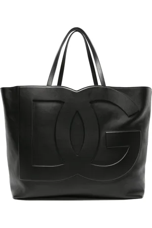 Dolce & Gabbana DG Logo leather tote bag