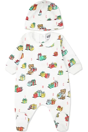 Moschino Teddy Bear-print babygrow set