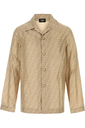 Fendi FF-print silk shirt