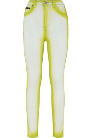 Philipp Plein Super Fluo high-rise jeggings
