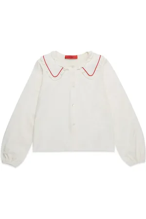 MAX&Co. Kids Bib-collar cotton T-shirt