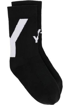 Y-3 Intarsia-knit logo socks